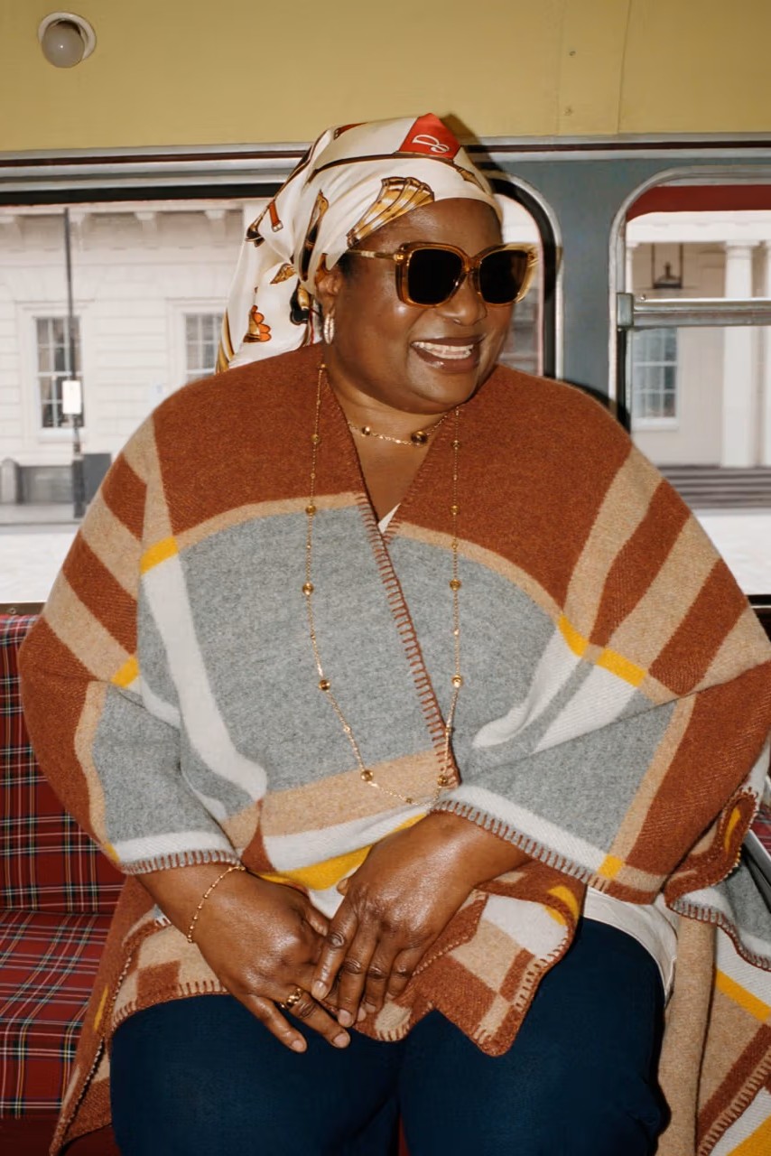 Bemi Orojuogun, "Bus Aunty", smiling